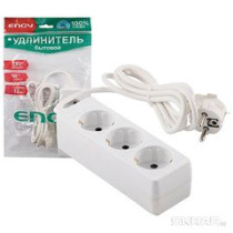 Удлинитель 3роз/1,7м, ENGY "Гранд" с заземлением (ПВС 3*0,75) (1/30)