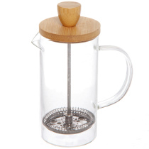 Френч-пресс 350мл "Хай-Тек" с бамбуковой крышкой (1/60)