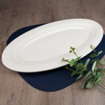 Блюдо сервировочное 52*27,5*2,5см "Маршмеллоу"  (фрф) (4/8)