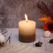 Свеча ароматическая, парафин, градиент, 7x7,5 см, аромат ваниль LADECOR (6/72)