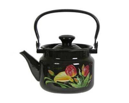 Чайник 2,0л Грациозный (коричневая) эмаль (4)