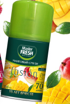 Освежитель воздуха сменный баллон Манговый смузи 250 мл Master FRESH (1/12)