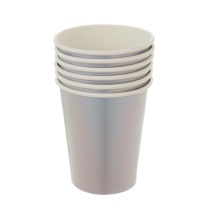 Набор стаканов одноразовых, 6 шт, 250 мл, бумага, голография (12/240)