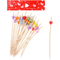 Шпажки д/канапе 12 см "Любовь" 20 шт, микс (1/500)