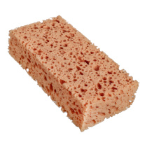 Губка поролоновая Кирпич ОПТИМА, 19х10х5см, крупнопористая ЕРМАК (1/72)