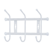 Вешалка настенная 3 крючка 285х180х67 (матовый серый) (1/5)