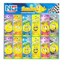 Ароматизатор бумажный NEW GALAXY "Смайл" дисплей 60штук (1/60)