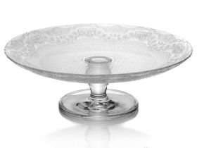 Блюдо Lacy 160мм на ножке упроч. стекло (6)