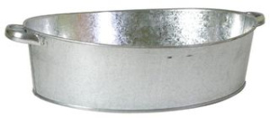 Таз 27л овальный оцинк. (1/5)