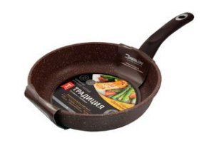 Сковорода 200мм б/кр литая с АП ТМ Традиция Доломит алюм.(1/10)