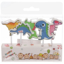 Свечи в торт "Зверята" (набор 5 шт) (12/12)