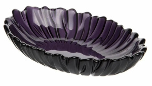 Блюдо АМЕТИСТ 155*99мм (упроч.стекло) (12)