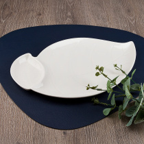 Блюдо сервировочное 40*23*2см "Маршмеллоу"  (фрф) (1/20)