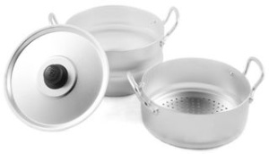 Кастрюля-пароварка 2,5л сфер, мет/кр ТМ Калитва алюм.(1/8)