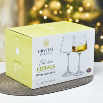 Набор бокалов 6пр 350мл CORVUS для белого вина (1/4)