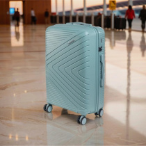 Чемодан CAIRO бирюзовый M PP (43.5x25x66.5cm) (1)