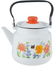 Чайник 3,5л с/дек эмаль,металл.(1/4)