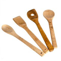 Набор лопаток 4шт 30см (бамбук) DOMINA (1/100)