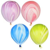 Шары воздушные  5шт "Мраморные" 12" (4цв) (10/10)