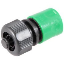 Соединитель PARK 5/8" с аквастопом (d=16мм, высокопроч. ABS) (1/50/200)