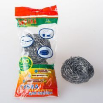 Набор губок  2шт д/посуды "DOMINA" метал (1/250)