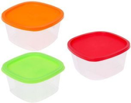 Контейнер 1.55л BioFresh квадратный микс пластик(1/30)