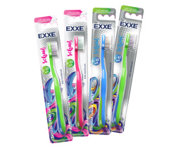 EXXE school/Джунгли Детская зубная щетка  6-12 лет (мягкая), 1 шт (1/12/48)