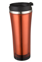 Термокружка 0,45 л CLASSIC (двойные стенки,пласт.крышка) (нжс,пласт.)