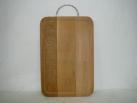 Доска разделочная с желоб. 32,5*21,5см мет/руч (бук) (10)