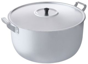 Кастрюля 15л полусфер. алюм.(4)