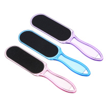 Терка для ног 2-x сторонняя с абразивной поверхностью, пластик, 24,5x5,3см, 3 цвета(12/300)