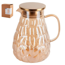 Кувшин 1800мл с крышкой фильтром (индивид.уп) бор.стекло (24)