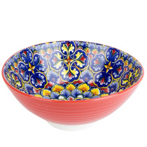 "Arabesque" Салатник (красный) d=20,5см v=1200мл (min6) (транспортная уп.)(6/24)