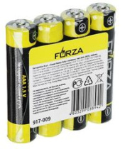 Батарейки 4шт "Super heavy duty" солевая, тип AAA (R03) FORZA (15/300)