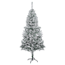 Ель 210 см, 600 веток, снежная, флокирование, ПВХ, 26-20 (1/1)