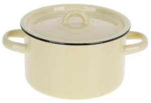 Кастрюля 1,5л б/дек эмаль(8)