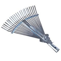 Грабли 22зуб. 38*40см INBLOOM веерные раздвижные, 22зуба (оцинк) (1/40)