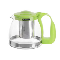 Чайник 700мл заварочный цв. зеленый(стекл.) (1/24)