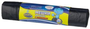 Мешки для мусора с завязками 35л,10шт., повыш.просн.(30)