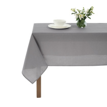 Скатерть текстильная лён с водоотт. проп., 140х230см, Бейкери 100% пэ, серый PROVANCE (1/6/24