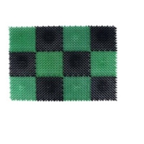 Коврик 41х54см щетинистый грязесборный Gras ПВХ черно-зеленый Blabar(10/10)