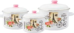 Набор посуды № 19 Appetite Париж эмаль(1/3)