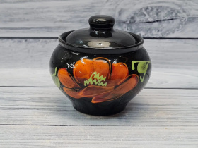 Горшочек "Русский" 0,5л 1сорт Мак черный (18) 