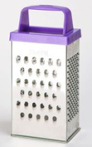 Терка 4-х гранная 18,2см "Кварц" с пл. руч (эконом) (1/48)